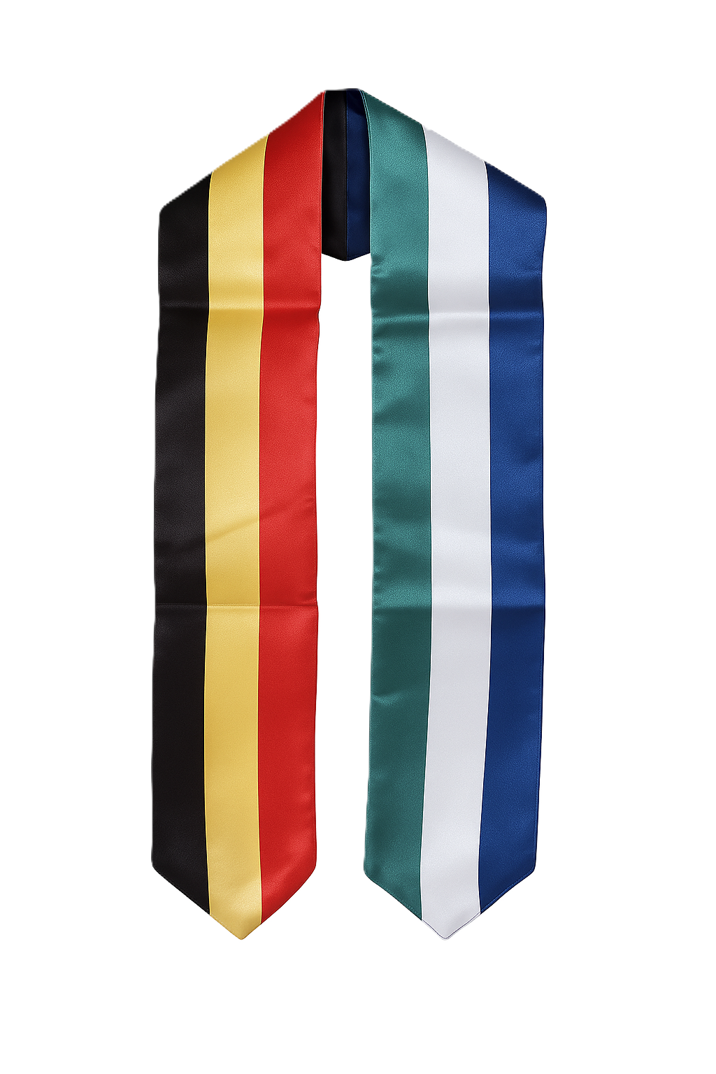 51″ IND/TSI Graduation Stole — Shiny Satin Finish