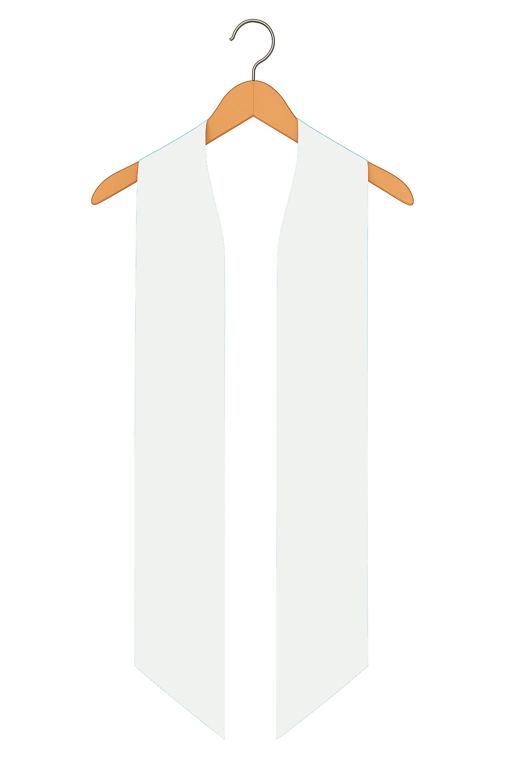 UNPRINTED - 72 inch Stole with Slanted Tails