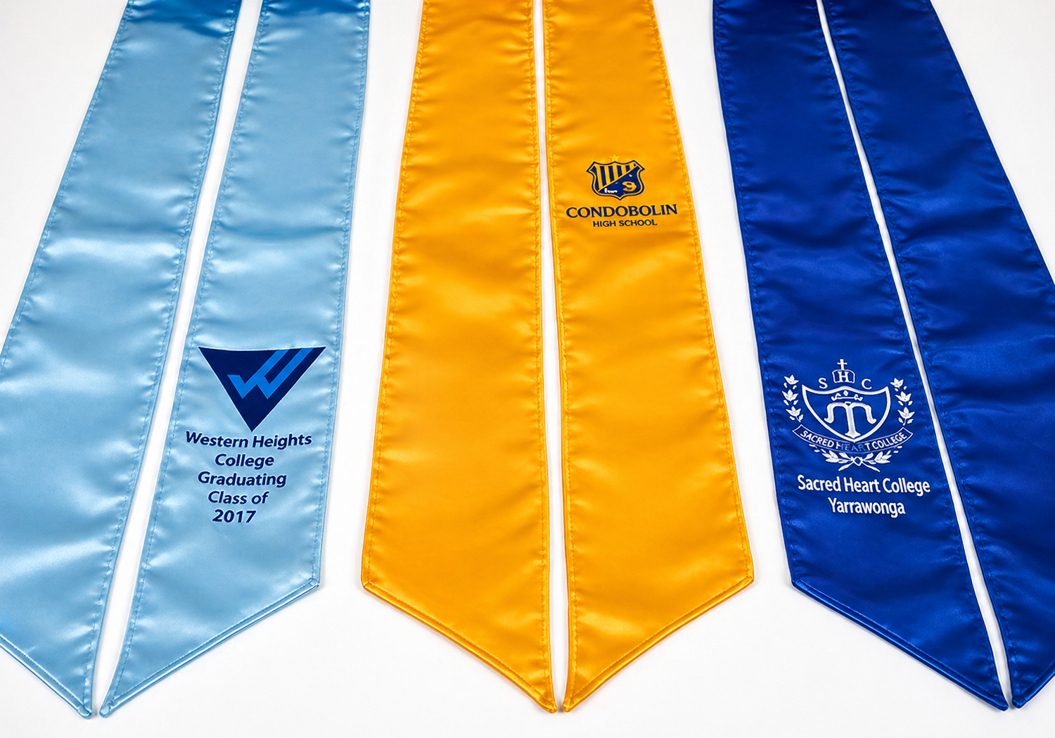 One-Sided Printed Graduation Stoles