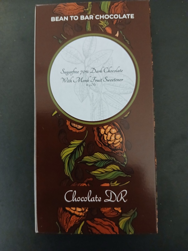 Sugarfree 70% dark chocolate