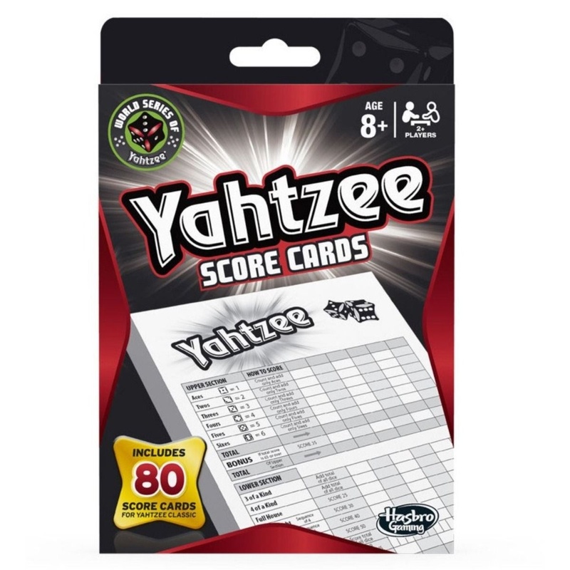 Yahtzee Score Cards