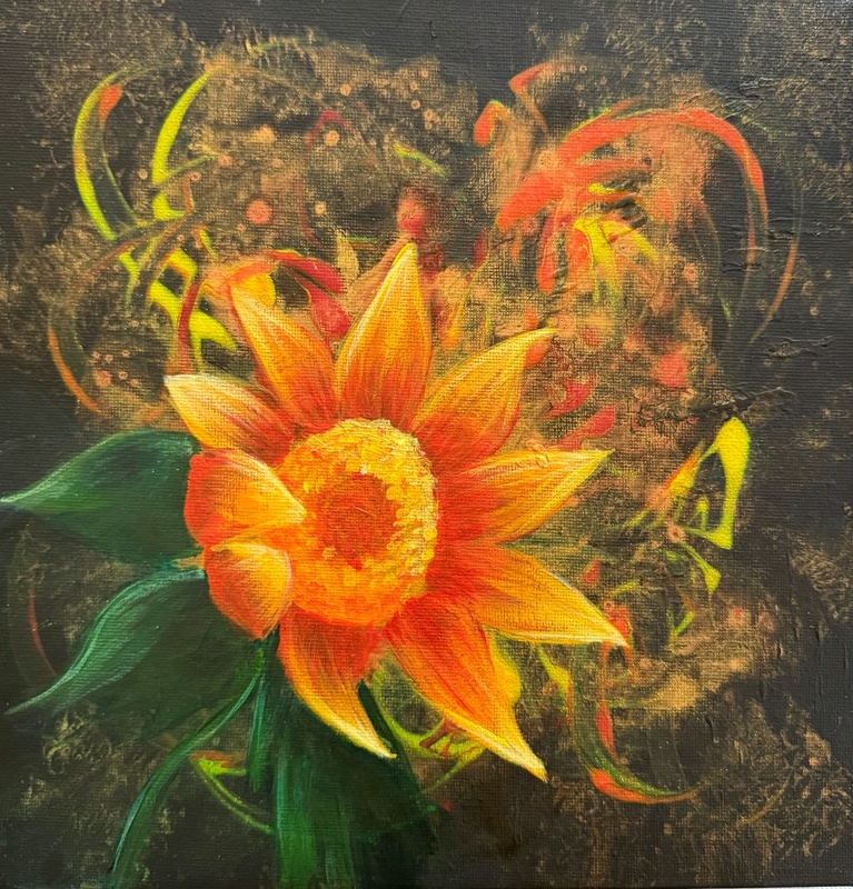 Sunflower Firelight