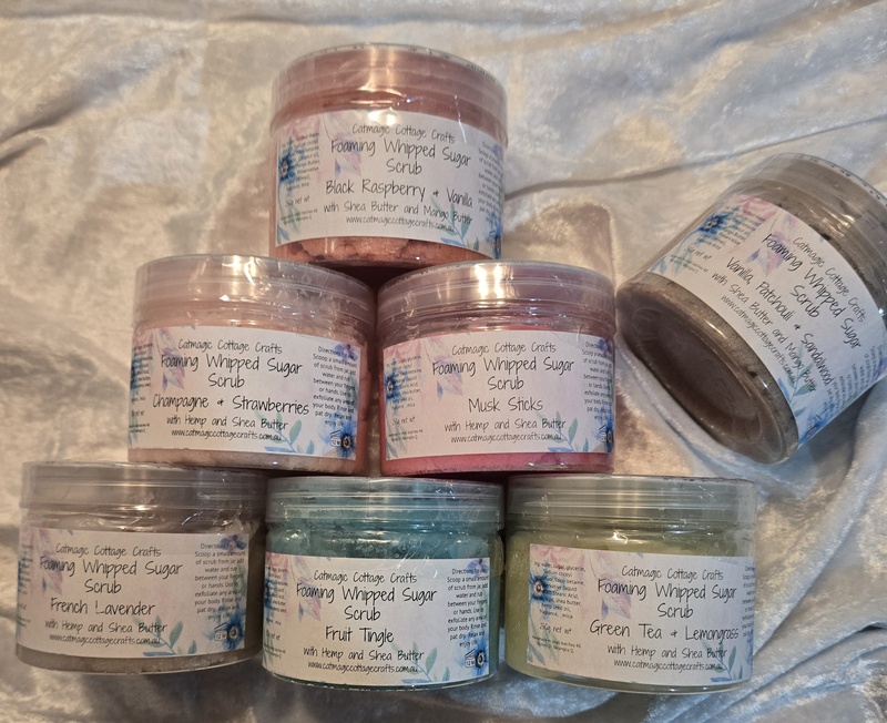 Foaming Whipped Sugar Scrub