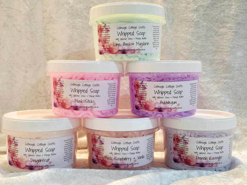Whipped soap tub