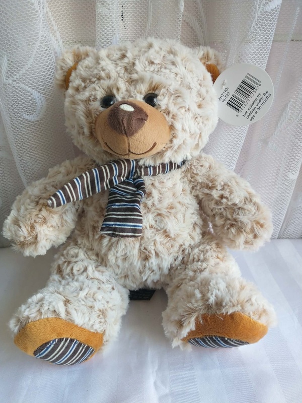 Beige Bear w Scarf 23cm