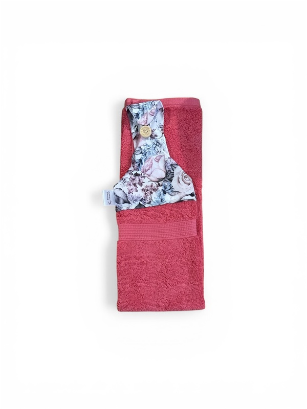 Flower pink towel