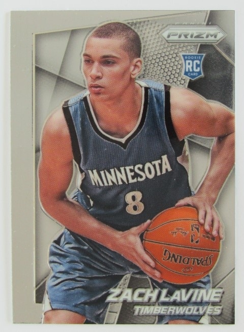 2014-15 Panini Prizm - #262 - Zach LaVine - Rookie Card - Minnesota Timberwolves