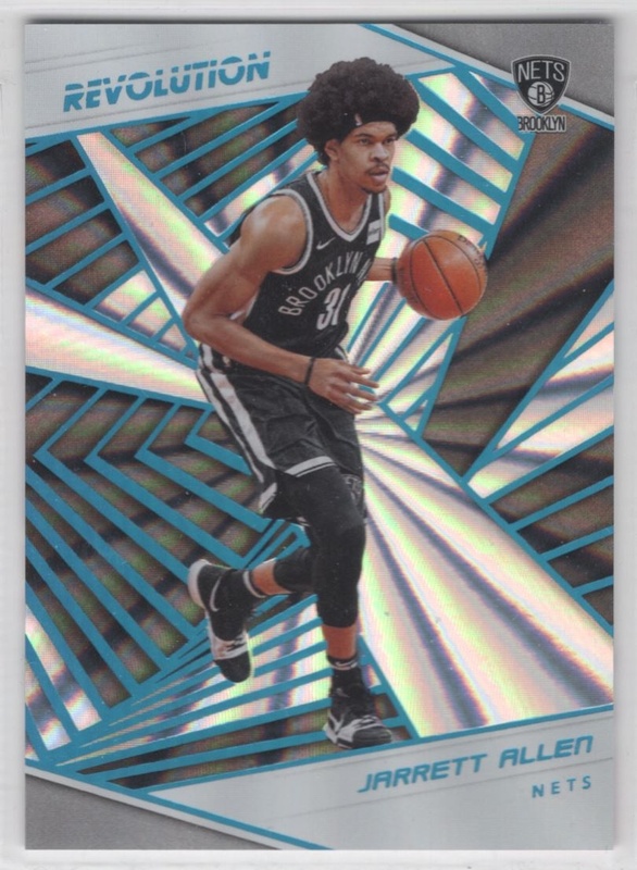 2018-19 Panini Revolution - Sunburst #092 Jarrett Allen SN75 - Brooklyn Nets