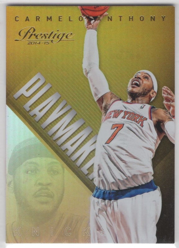 2014-15 Prestige Plus - Playmakers #07 - Carmelo Anthony - New York Knicks