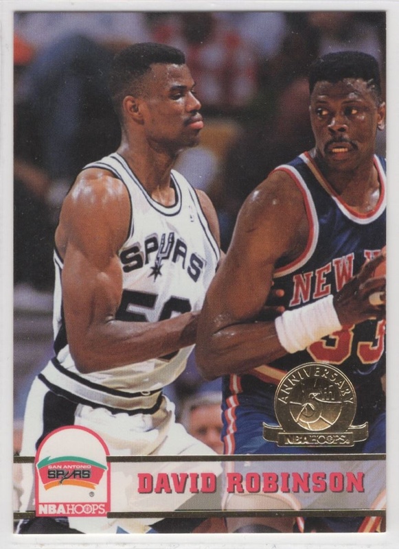 1993-94 Hoops - 5th Anniversary Gold #203 - David Robinson - San Antonio Spurs