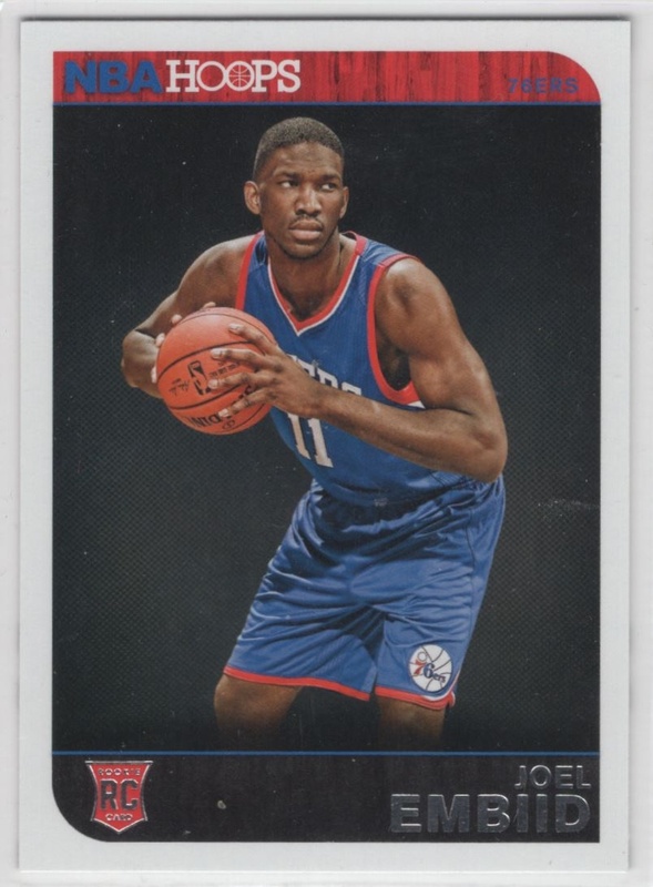 2014-15 Hoops - #263 Joel Embiid ROOKIE - Philadelphia 76ers
