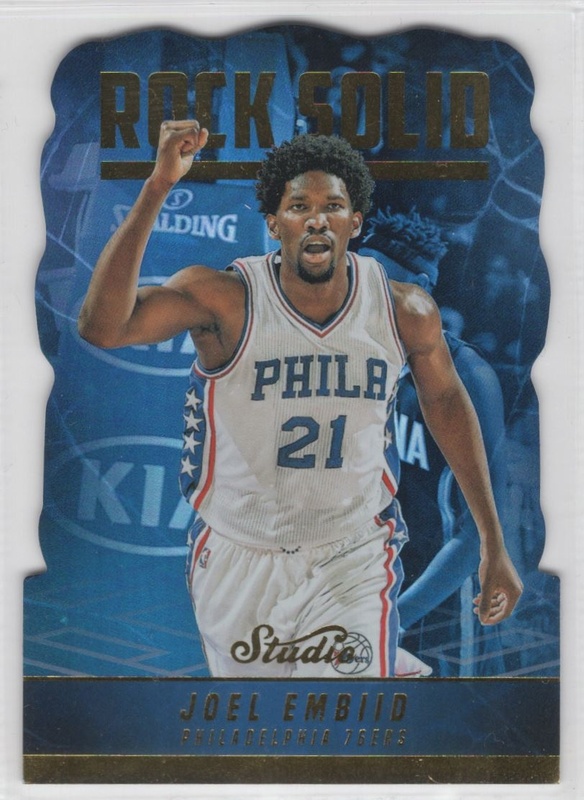 2016-17 Studio - Rock Solid #RS-JE - Joel Embiid - Philadelphia 76ers