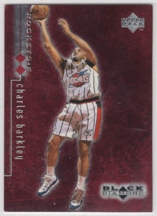 1998-99 Black Diamond - Double Diamond #40 - Charles Barkley SN3000 - Houston Rockets