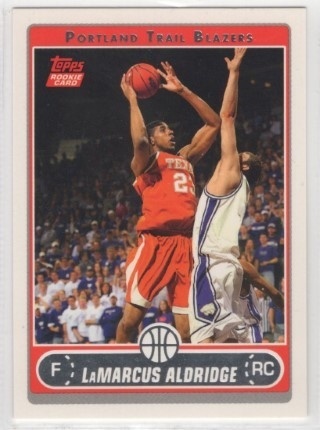 2006-07 Topps - #241 LaMarcus Aldridge - ROOKIE - Portland Trail Blazers