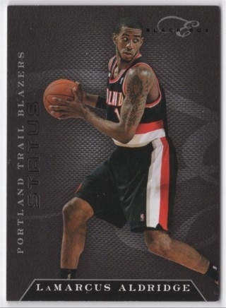 2010-11 Panini Elite Black Box - #006 LaMarcus Aldridge SN99 - Portland Trail Blazers