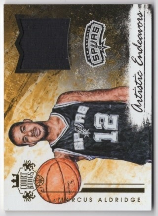 2015-16 Court Kings - Artistic Endeavors #13 - LaMarcus Aldridge MEM, SN299 - San Antonio Spurs