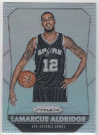 2015-16 Panini Prizm - Prizm Silver #041 - LaMarcus Aldridge - San Antonio Spurs