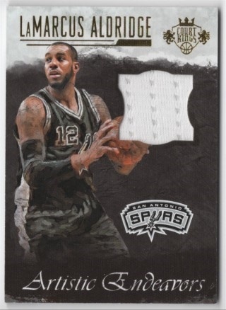 2016-17 Court Kings - Artistic Endeavors #19 - LaMarcus Aldridge MEM, SN149 - San Antonio Spurs