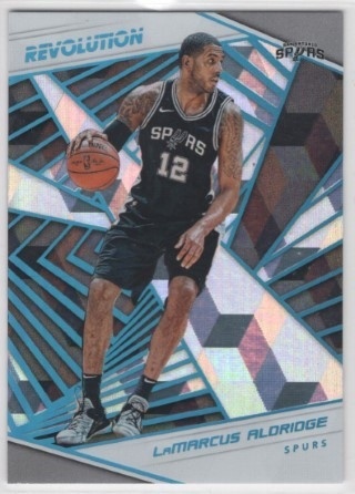 2018-19 Panini Revolution - Cubic #077 - LaMarcus Aldridge SN50 - San Antonio Spurs