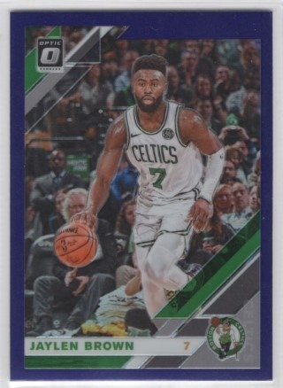 2019-20 Donruss Optic - Purple #072 - Jaylen Brown - Boston Celtics