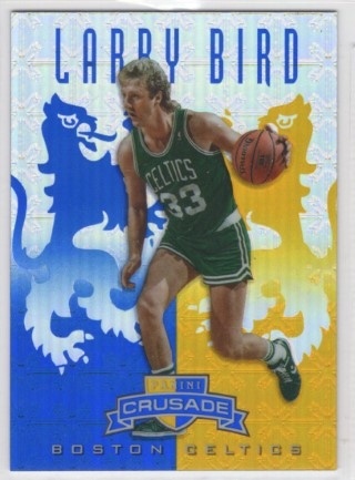 2012-13 Panini Crusade - Insert Blue #075 - Larry Bird - Boston Celtics