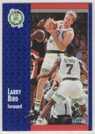 1991-92 Fleer - #008 Larry Bird - Boston Celtics