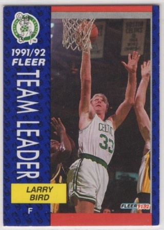 1991-92 Fleer - #373 Larry Bird - Boston Celtics