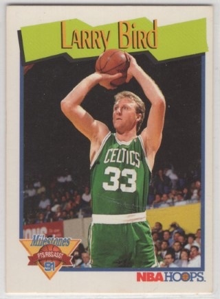 1991-92 Hoops - #314 Larry Bird - Boston Celtics