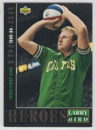 1992-93 Upper Deck - Basketball Heroes: Larry Bird #24 - Larry Bird - Boston Celtics