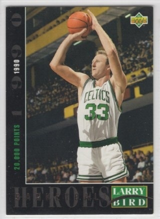 1992-93 Upper Deck - Basketball Heroes: Larry Bird #25 - Larry Bird - Boston Celtics