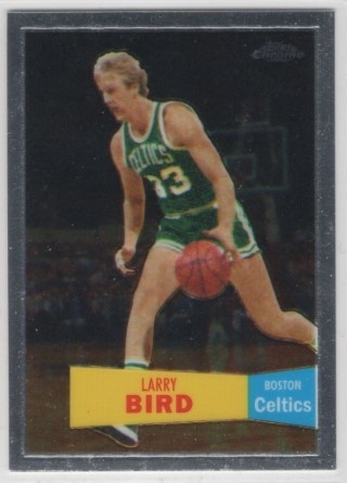 2007-08 Topps Chrome - 1957-58 Variations #105 - Larry Bird - Boston Celtics
