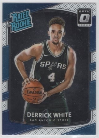 2017-18 Donruss Optic - #172 Derrick White, RR - ROOKIE - San Antonio Spurs