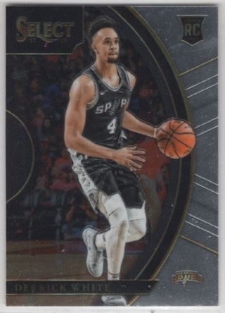 2017-18 Panini Select - #099 Derrick White - ROOKIE - San Antonio Spurs