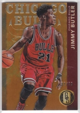 2015-16 Panini Gold Standard - AU #119 - Jimmy Butler SN79 - Chicago Bulls