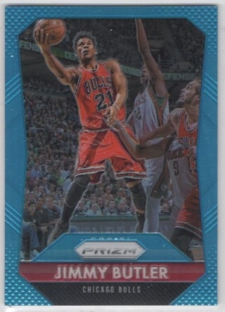 2015-16 Panini Prizm - Light Blue Prizms #153 - Jimmy Butler SN199 - Chicago Bulls