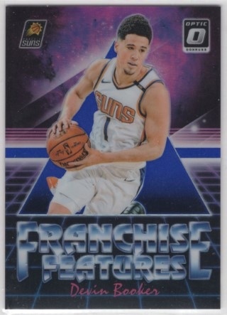 2018-19 Donruss Optic - Franchise Features Blue #24 - Devin Booker SN85 - Phoenix Suns