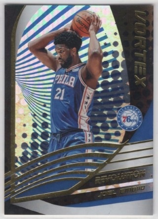 2019-20 Panini Revolution - Vortex #13 - Joel Embiid - Philadelphia 76ers