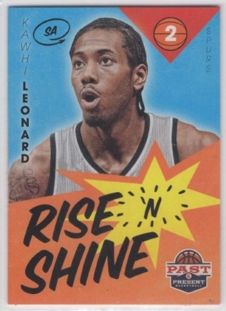 2012-13 Panini Past & Present - Rise N Shine #12 - Kawhi Leonard - San Antonio Spurs