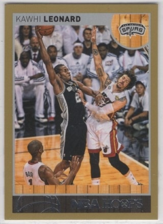 2013-14 Hoops - Gold #030 - Kawhi Leonard - San Antonio Spurs