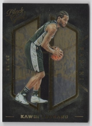 2015-16 Panini Black Gold - #077 Kawhi Leonard - San Antonio Spurs