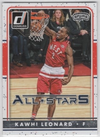 2016-17 Donruss - All Stars #25 - Kawhi Leonard - All Stars West / San Antonio Spurs
