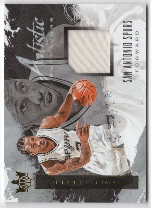 2017-18 Court Kings - Artistic Endeavors #AE-KL - Kawhi Leonard MEM, SN299 - San Antonio Spurs
