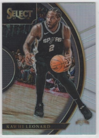 2017-18 Select - Prizm Silver #036 - Kawhi Leonard - San Antonio Spurs