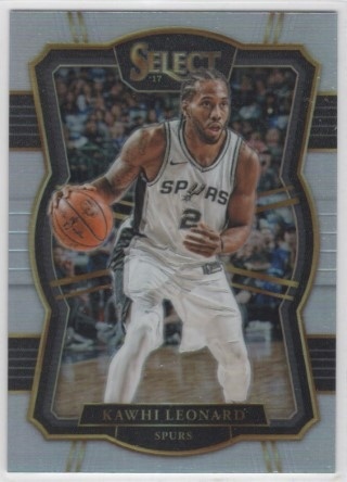 2017-18 Select - Prizm Silver #150 - Kawhi Leonard - San Antonio Spurs