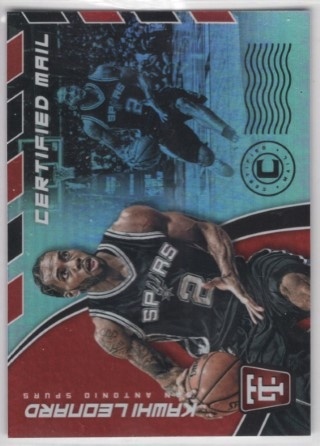 2017-18 Totally Certified - Certified Mail #01 - Kawhi Leonard - San Antonio Spurs