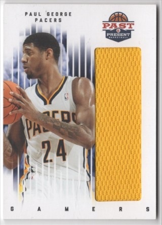 2011-12 Panini Past & Present - Gamers Jerseys #64 - Paul George MEM - Indiana Pacers