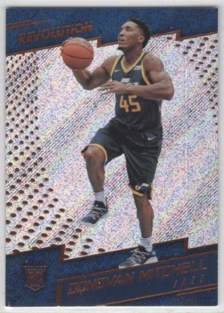 2017-18 Panini Revolution - #125 Donovan Mitchell - ROOKIE - Utah Jazz
