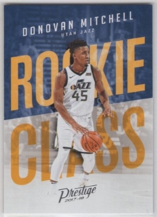 2017-18 Prestige - Rookie Class #13 - Donovan Mitchell - ROOKIE - Utah Jazz