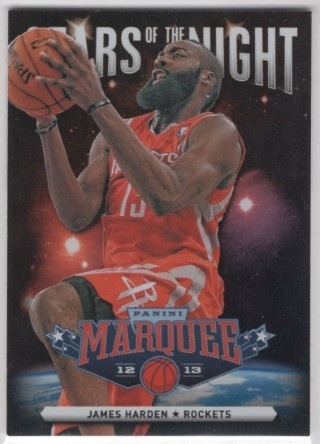 2012-13 Panini Marquee - Stars of the Night #08 - James Harden - Houston Rockets