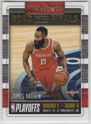 2018-19 Hoops - Road to the Finals #031 James Harden SN2018 - Houston Rockets